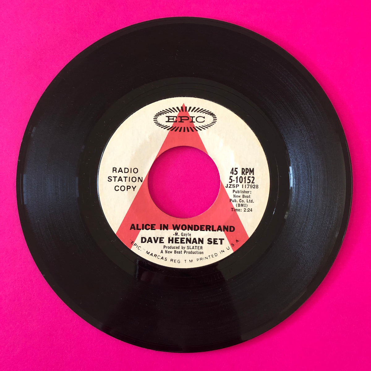 Dave Heenan Set : Alice in Wonderland  (7", Single, Promo)