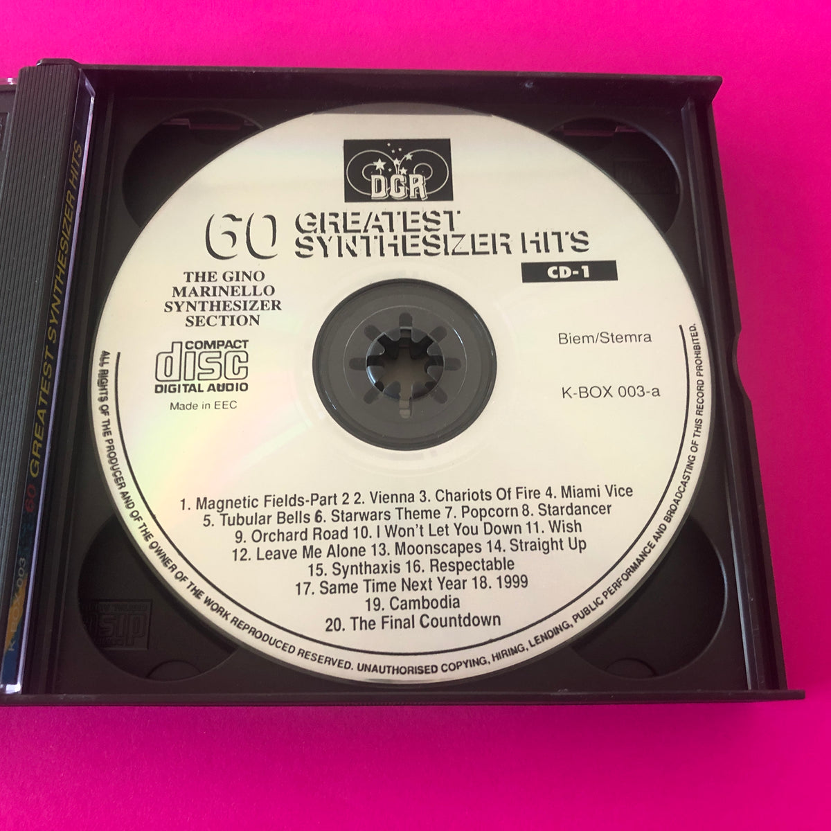 The Gino Marinello Synthesizer Section : 60 Greatest Synthesizer Hits (3xCD)