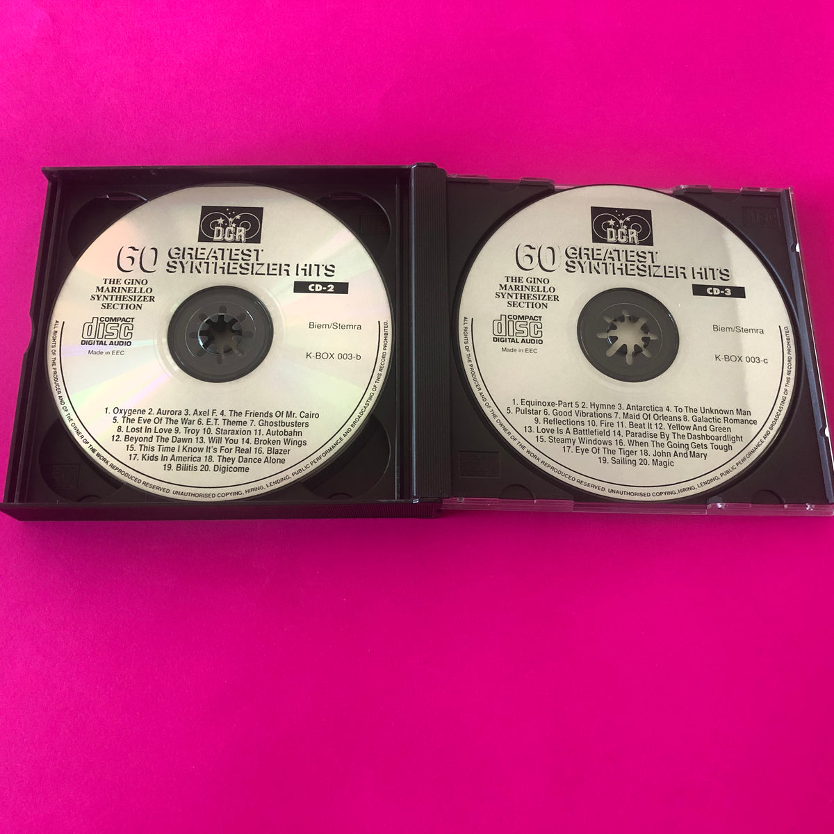 The Gino Marinello Synthesizer Section : 60 Greatest Synthesizer Hits (3xCD)
