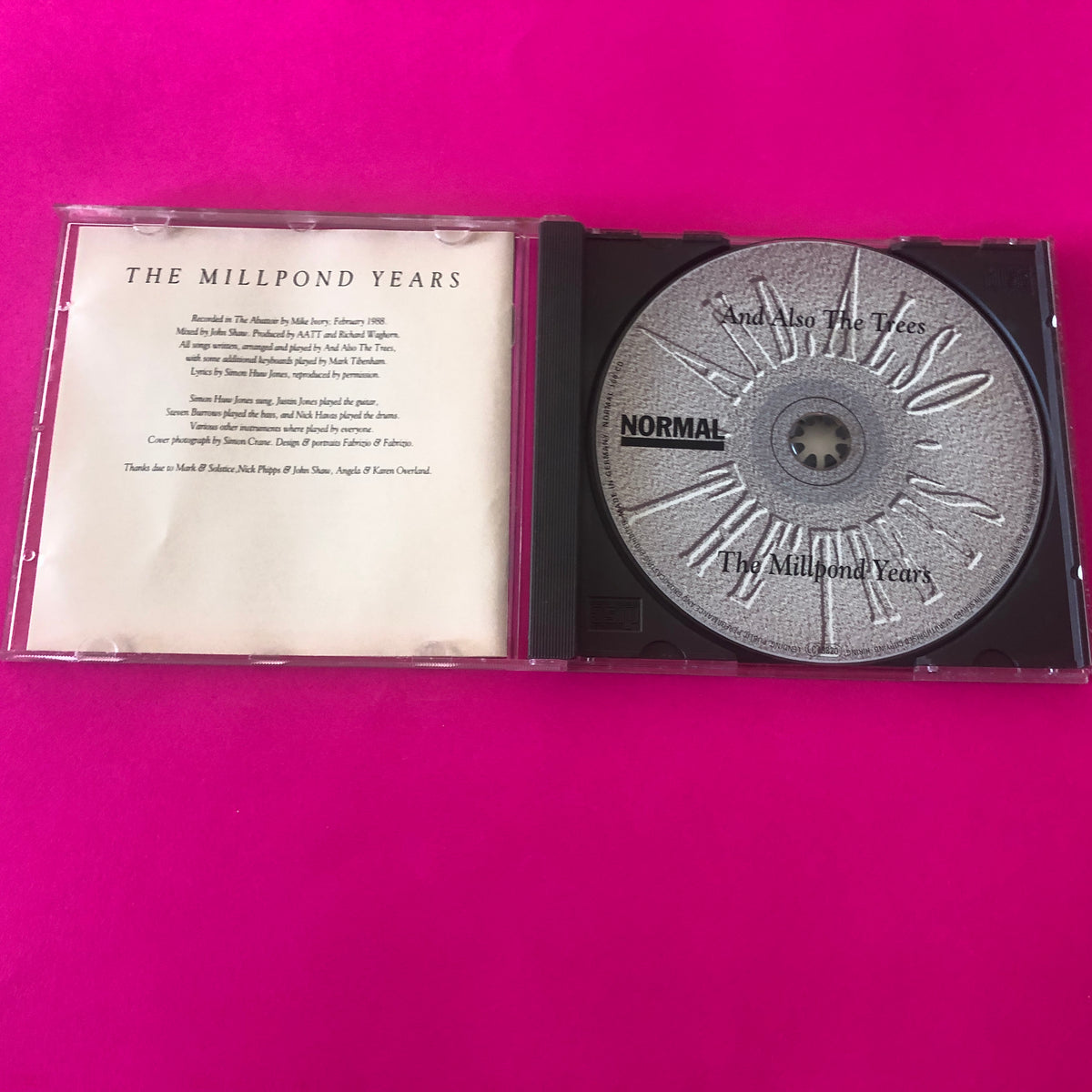And Also The Trees : The Millpond Years (CD, Album, RE)