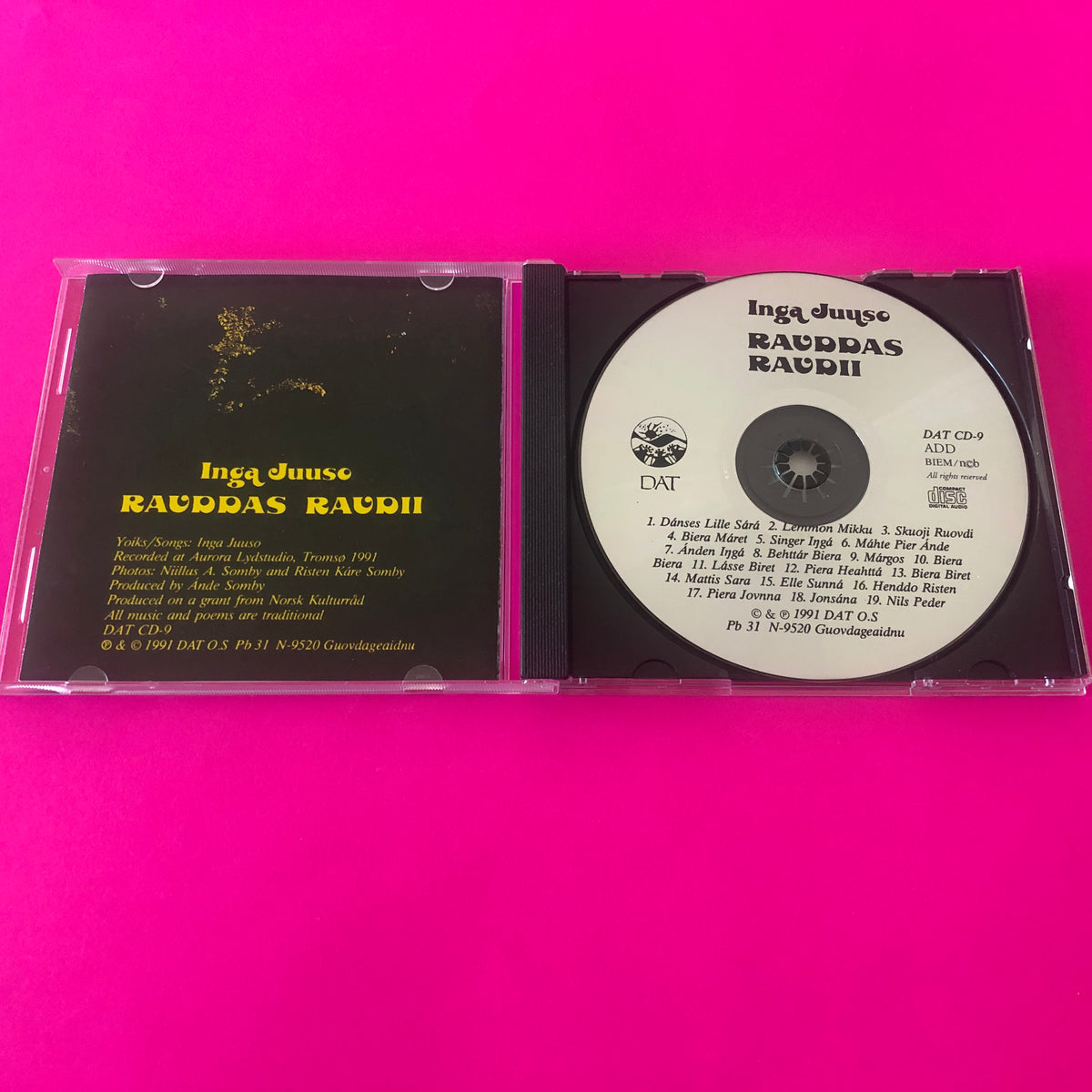 Inga Juuso : Ravddas Ravdii (CD, Album)