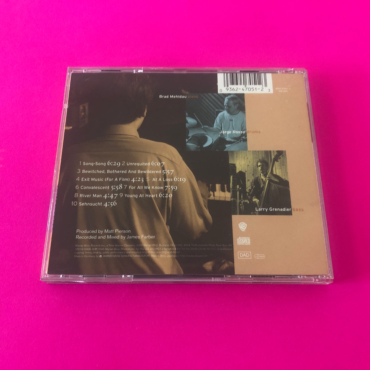 Brad Mehldau : Songs - The Art Of The Trio Volume Three (CD, Album)