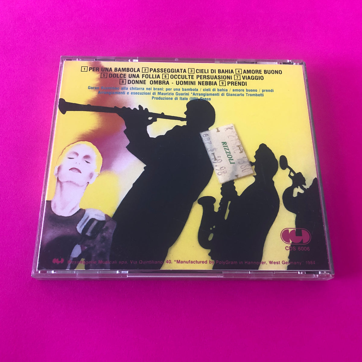 Patty Pravo : Occulte Persuasioni (CD, Album)