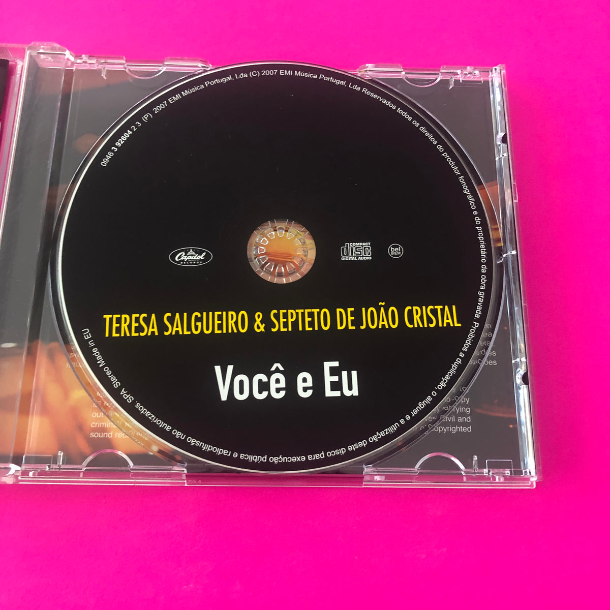 Teresa Salgueiro &  Septeto De João Cristal : Você E Eu (CD, Album)