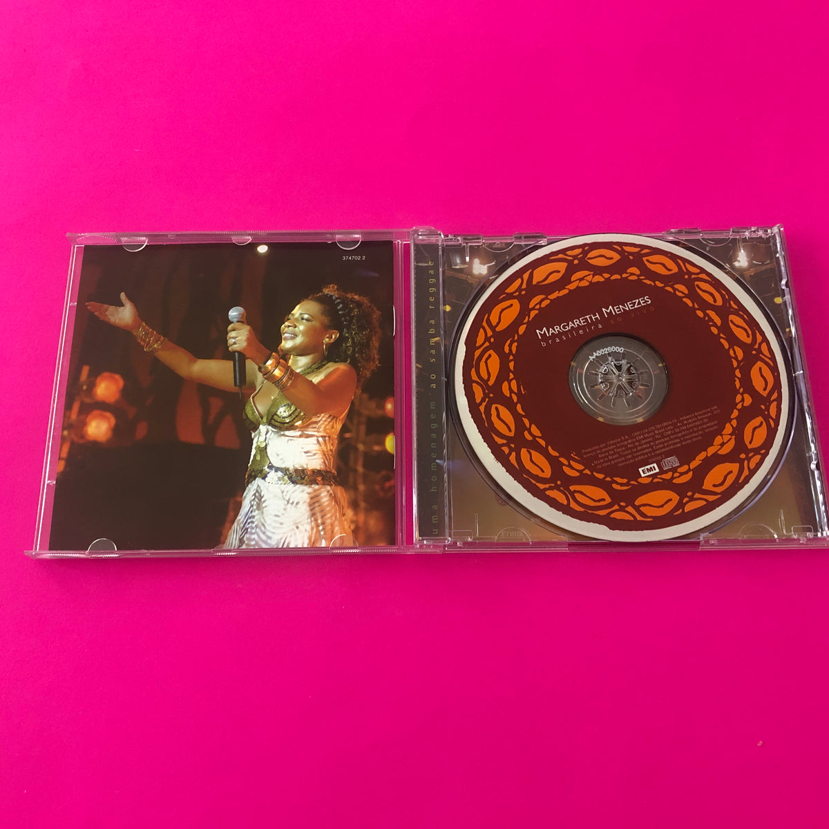 Margareth Menezes : Brasileira (Ao Vivo) (CD, Album)