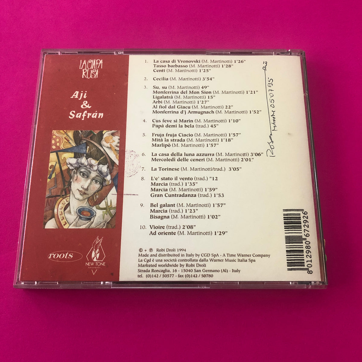La Ciapa Rusa : Aji & Safrán (CD, Album)