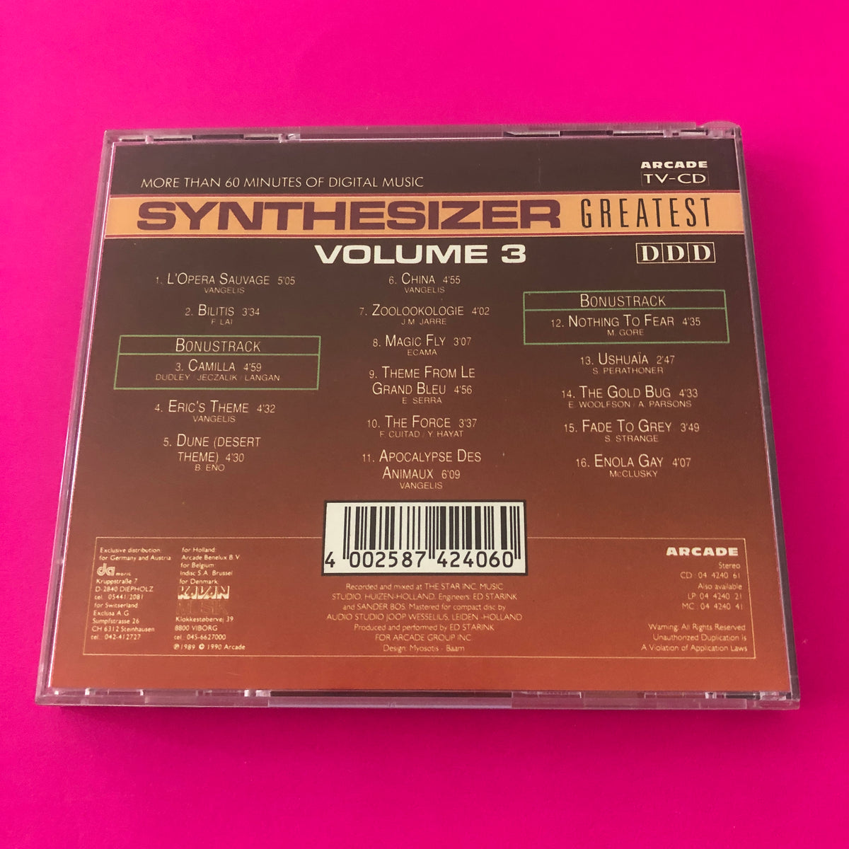 Ed Starink : Synthesizer Greatest Volume 3 (CD, Album)