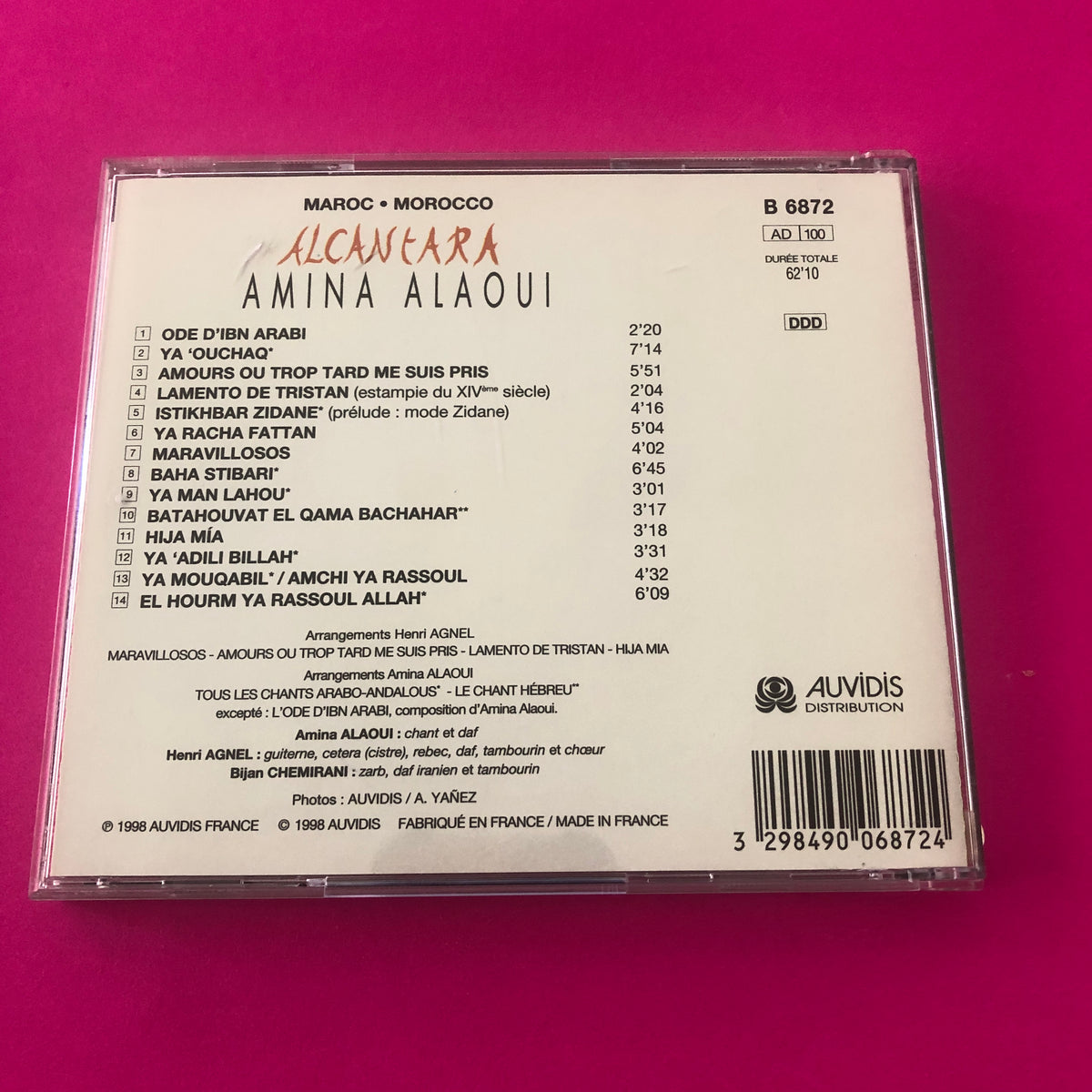Amina Alaoui : Alcantara (CD)