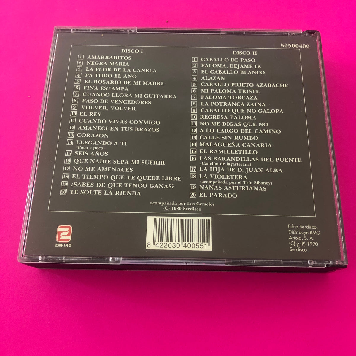 Maria Dolores Pradera Acompañada Por Los Gemelos : Album de Oro (2xCD, Comp)
