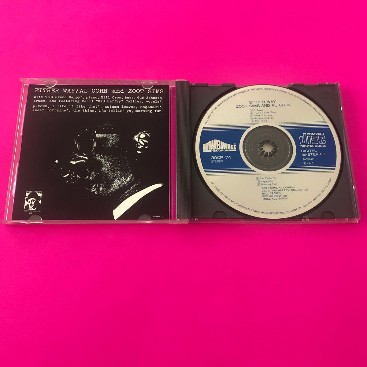 Zoot Sims And Al Cohn : Either Way (CD, Album, RE, RM)