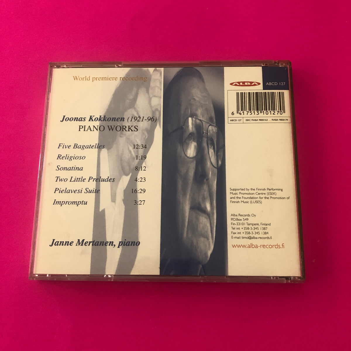Joonas Kokkonen, Janne Mertanen : Piano Works (CD, Album)