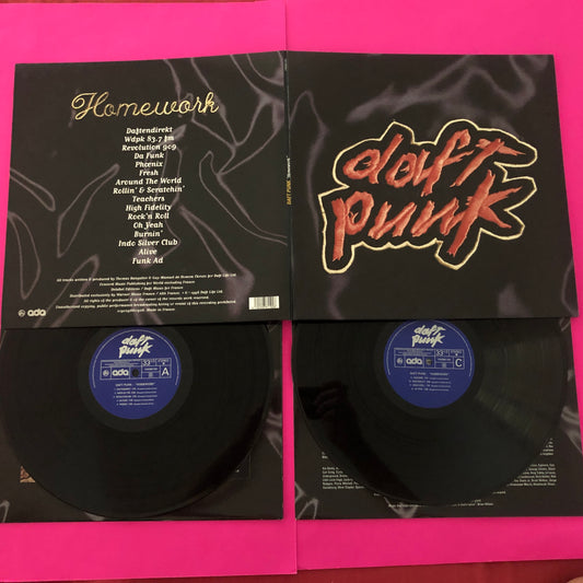 Daft Punk : Homework (2xLP, Album, RE, RP, Gat)