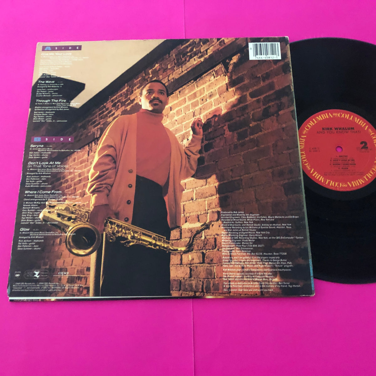 Kirk Whalum : And You Know That! (LP, Album, Car)
