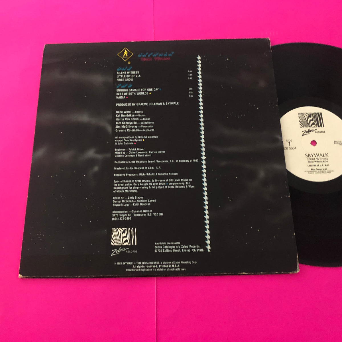 Skywalk (3) : Silent Witness (LP, Album, Fir)