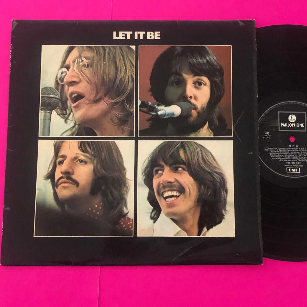 The Beatles : Let It Be  (LP, Album, Exp)
