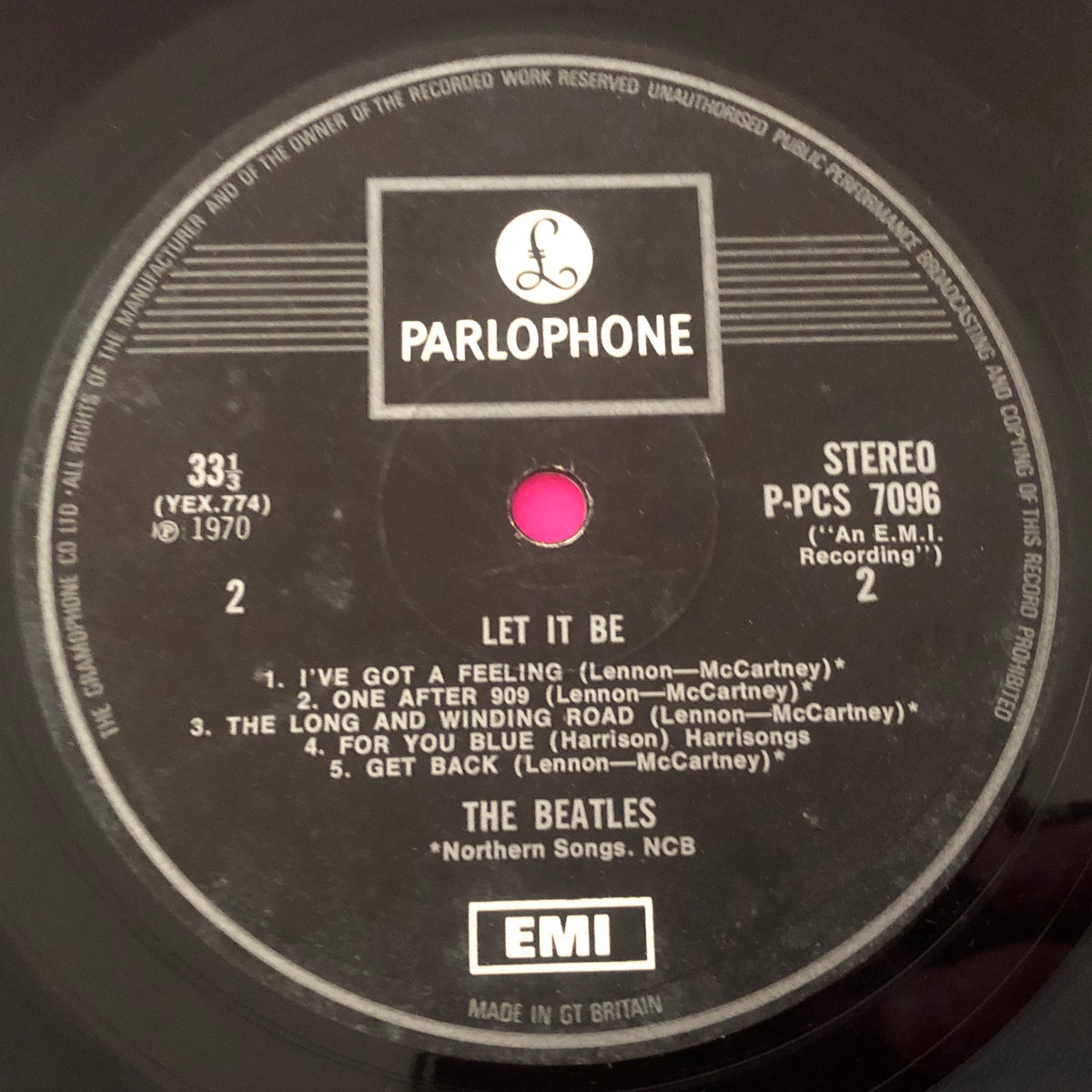 The Beatles : Let It Be  (LP, Album, Exp)