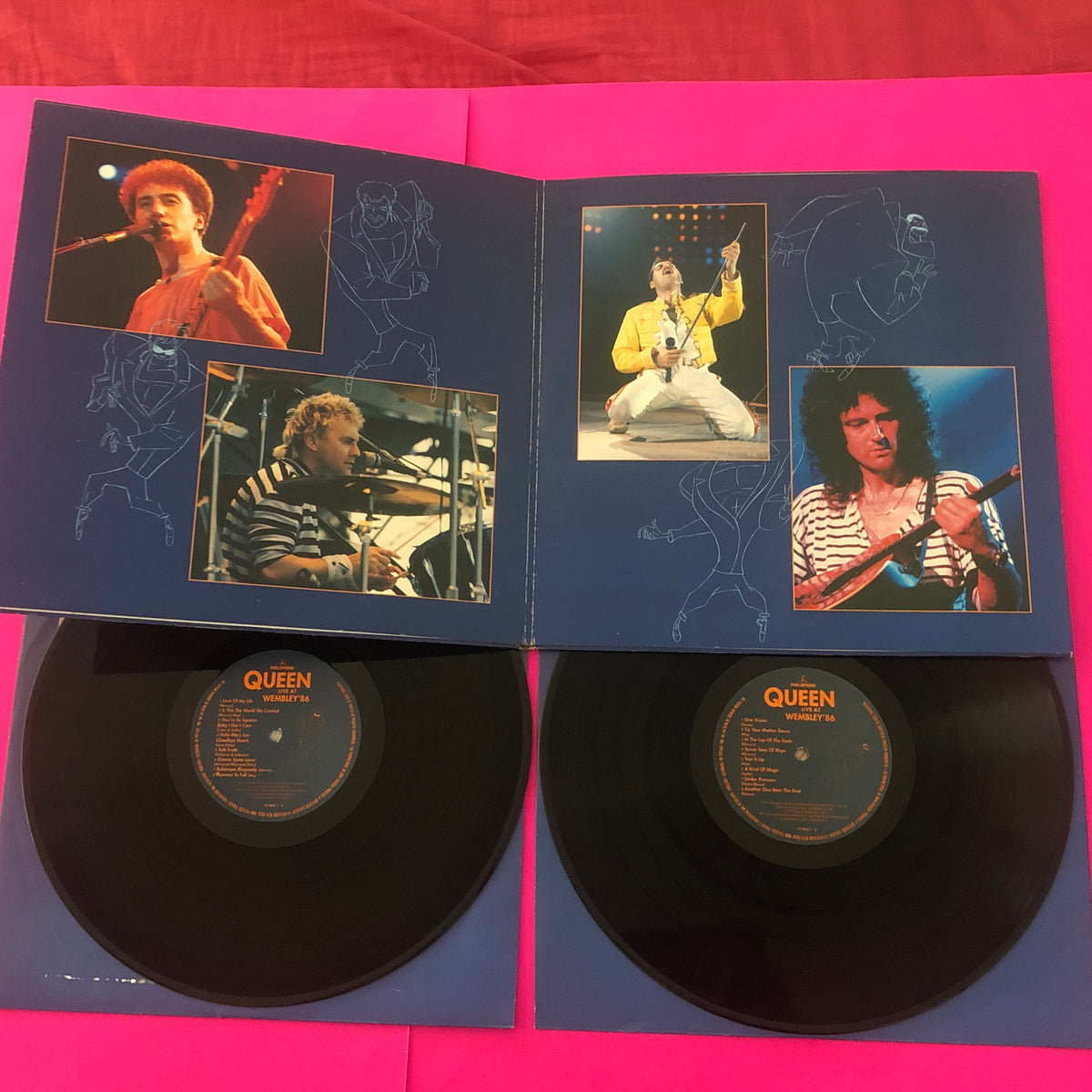 Queen : Live At Wembley '86 (2xLP, Album, Gat)