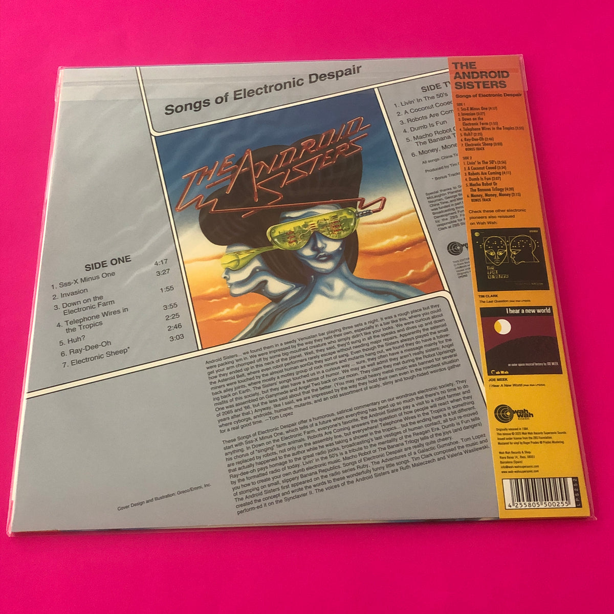 The Android Sisters : Songs Of Electronic Despair (LP, Album, RE)