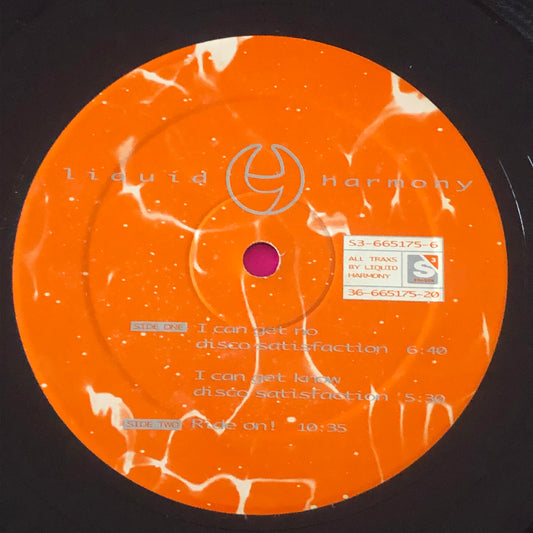 Liquid Harmony : I Can Get No Disco Satisfaction (12")