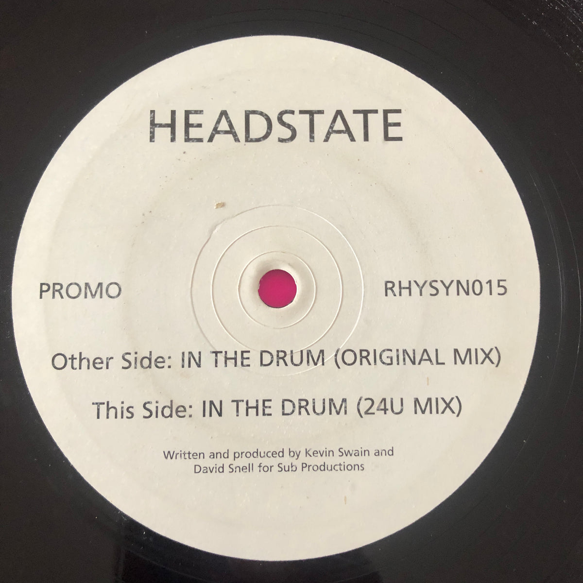 Headstate : In The Drum (12", Promo)