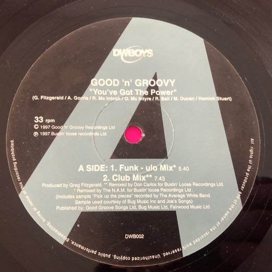 Good 'N' Groovy : You've Got The Power (12")