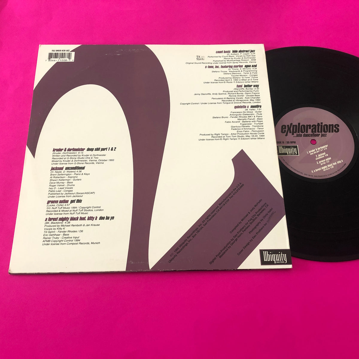 Various : Explorations Into Dancefloor Jazz 2 (LP, Comp)