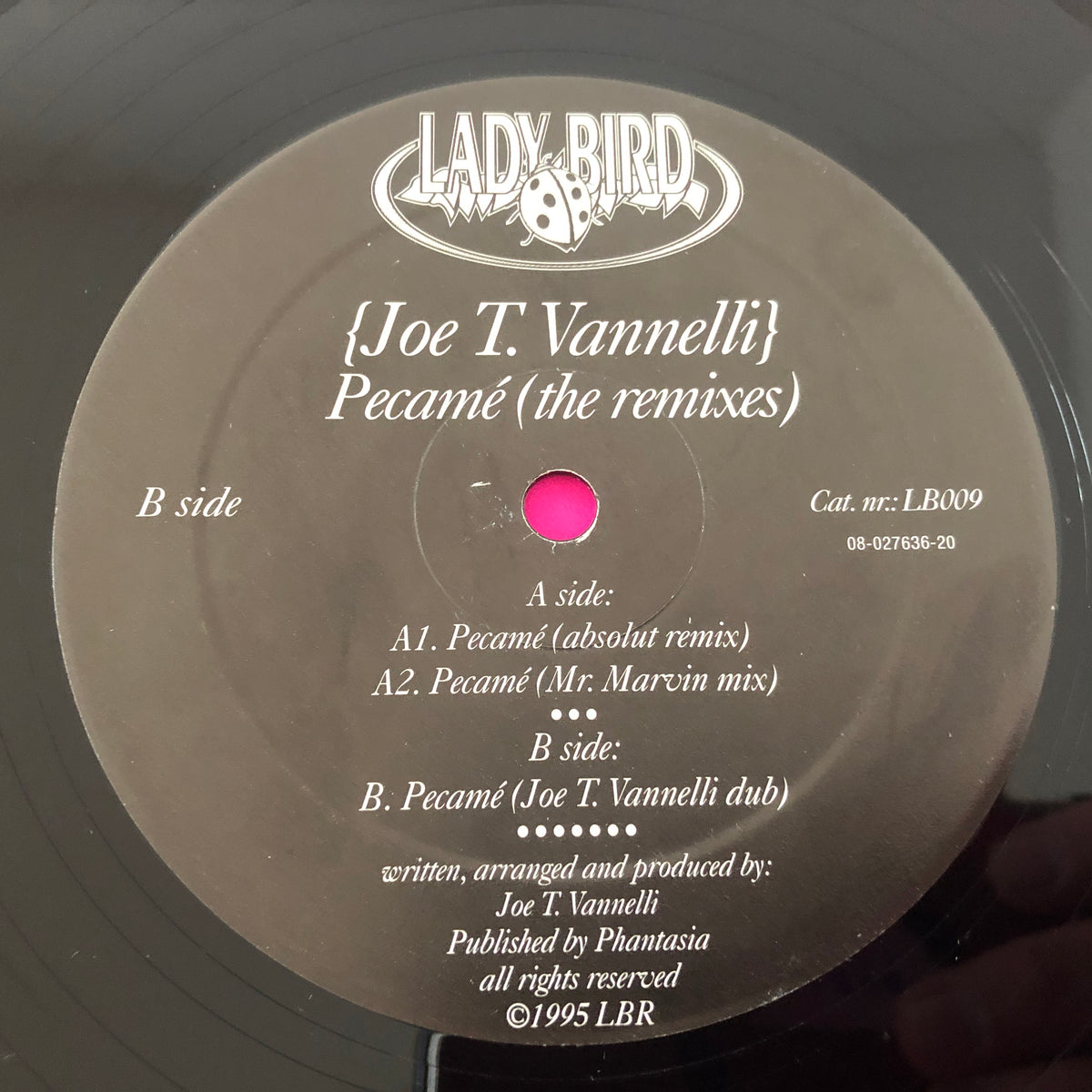 Joe T. Vannelli : Pecamé (The Remixes) (12")