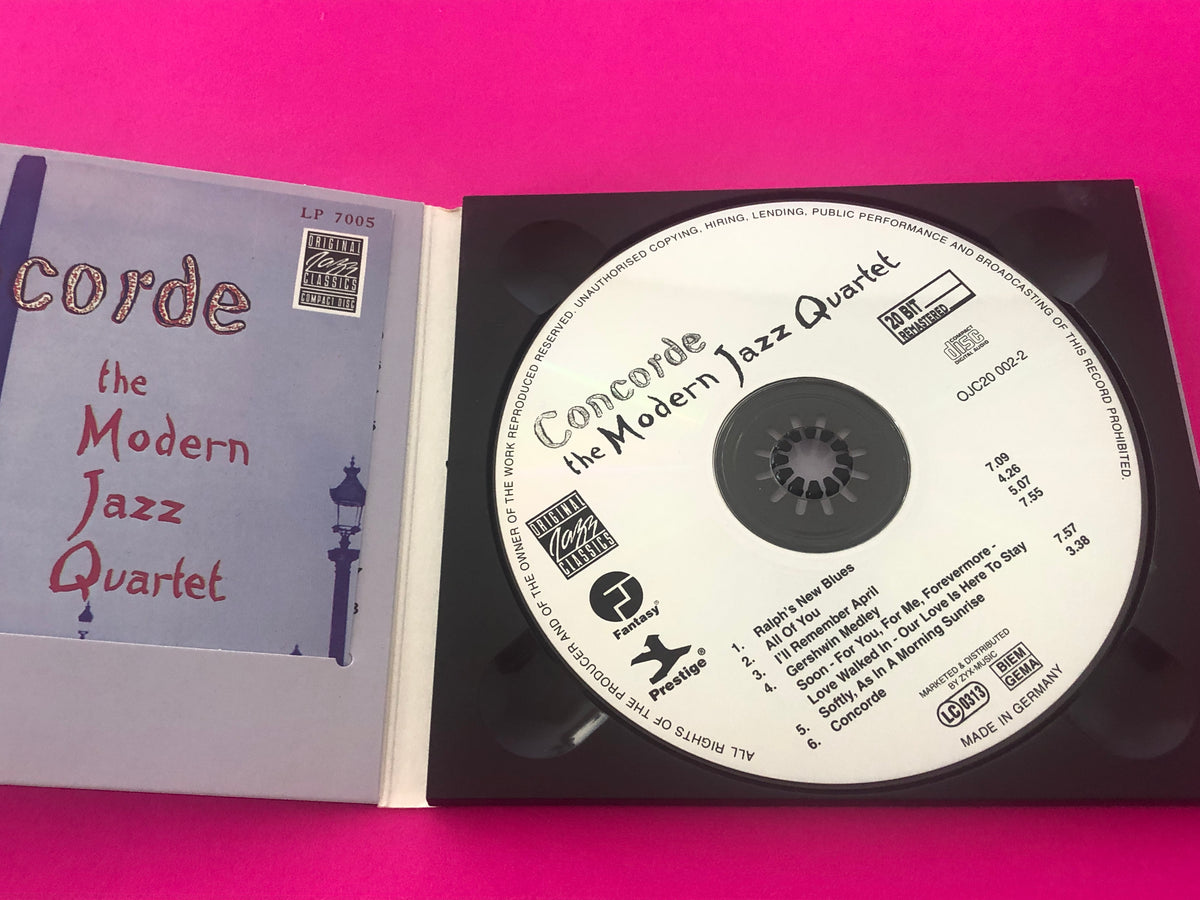 The Modern Jazz Quartet : Concorde (CD, Album, RE, RM, Dig)