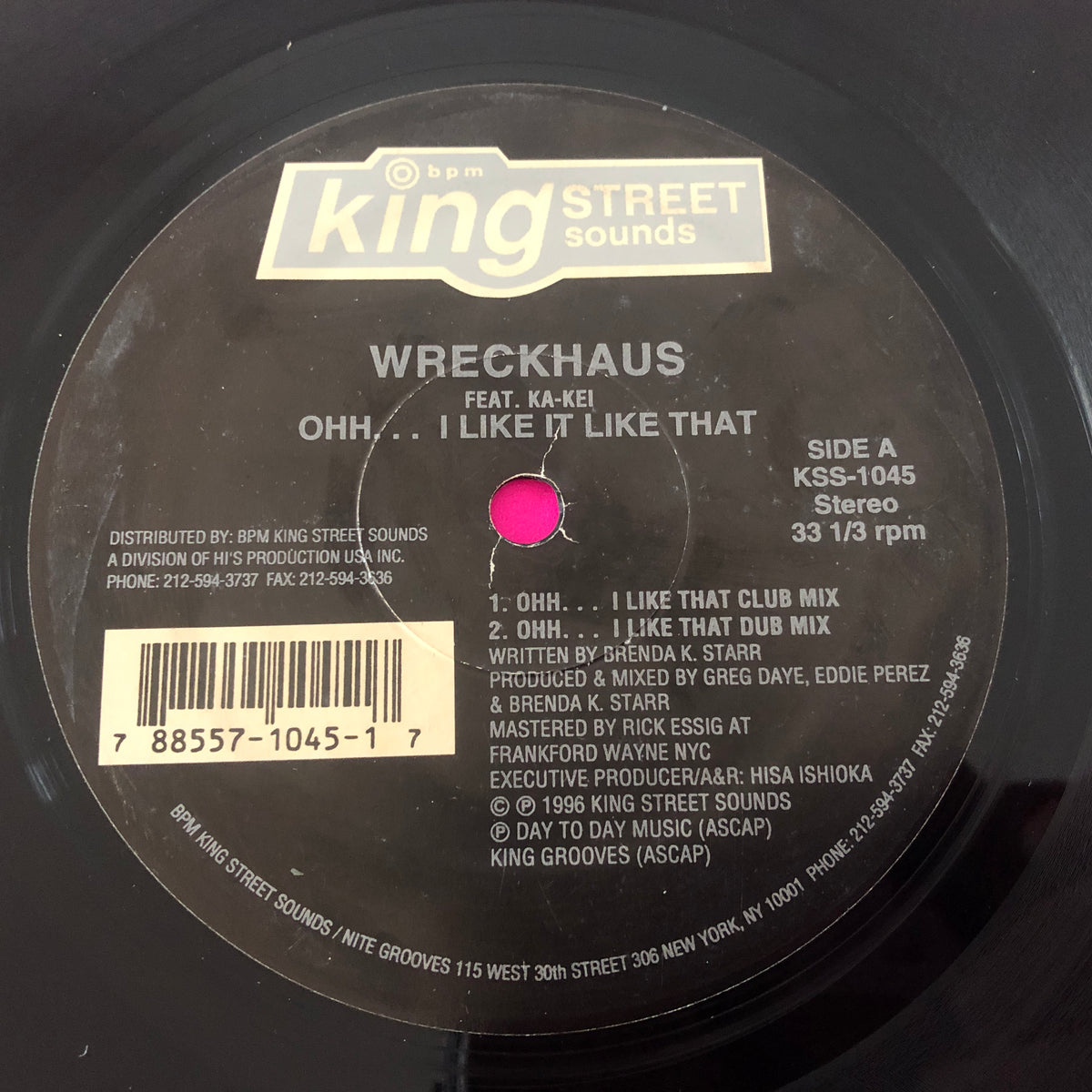 Wreckhaus Feat. Ka-Kei : Ohh... I Like It Like That (12", Promo)