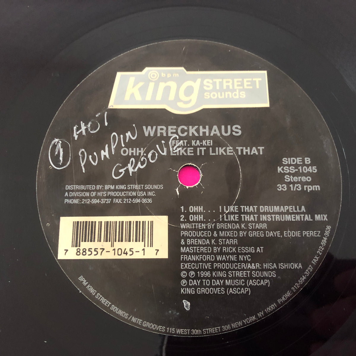 Wreckhaus Feat. Ka-Kei : Ohh... I Like It Like That (12", Promo)