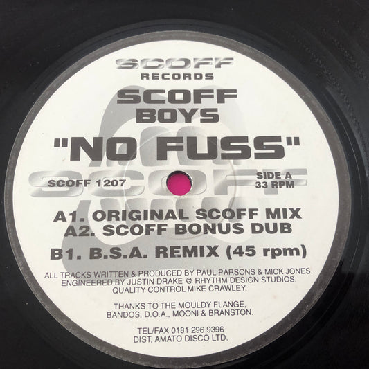Scoff Boys : No Fuss (12")