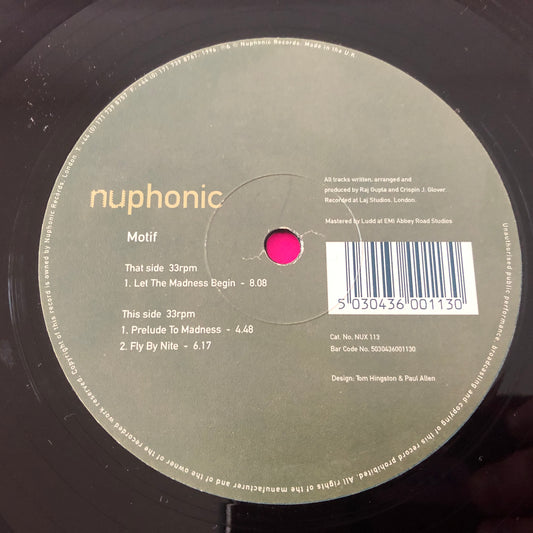 Motif : Let The Madness Begin (12")