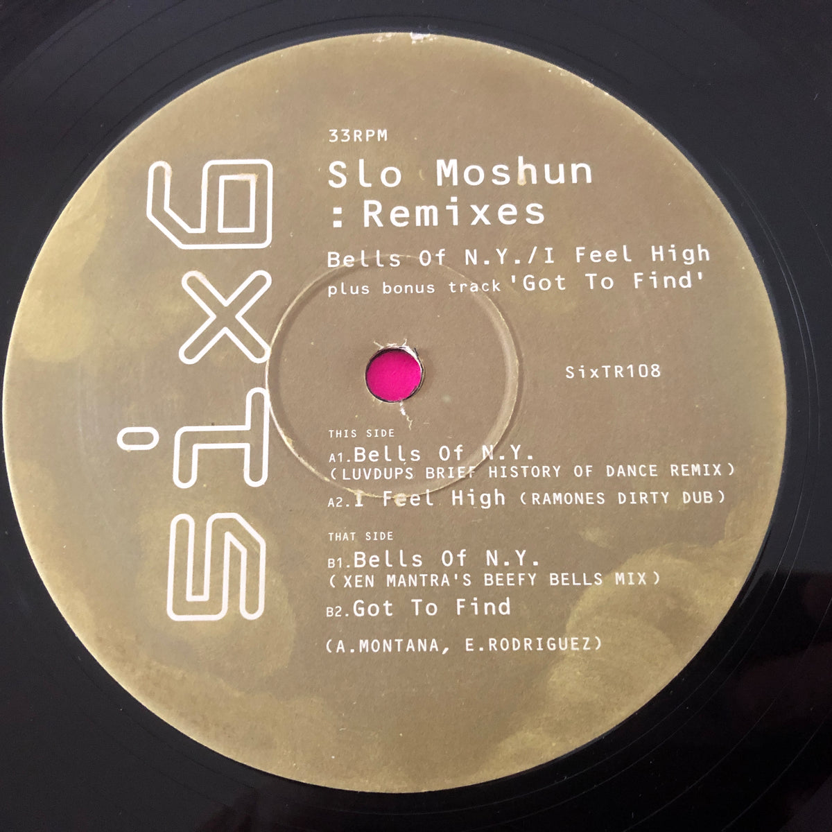 Slo Moshun : Bells Of N.Y. / I Feel High (Remixes) (12")