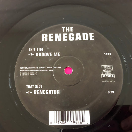 The Renegade : Groove Me (12")