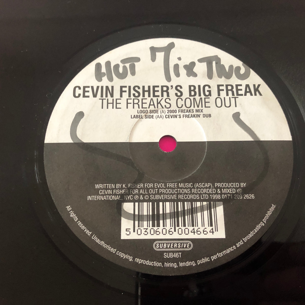 Cevin Fisher's Big Freak : The Freaks Come Out (12")