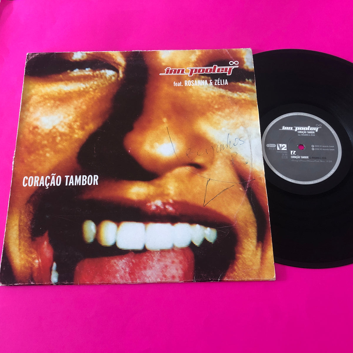 Ian Pooley Feat. Rosanna & Zélia : Coração Tambor (12")