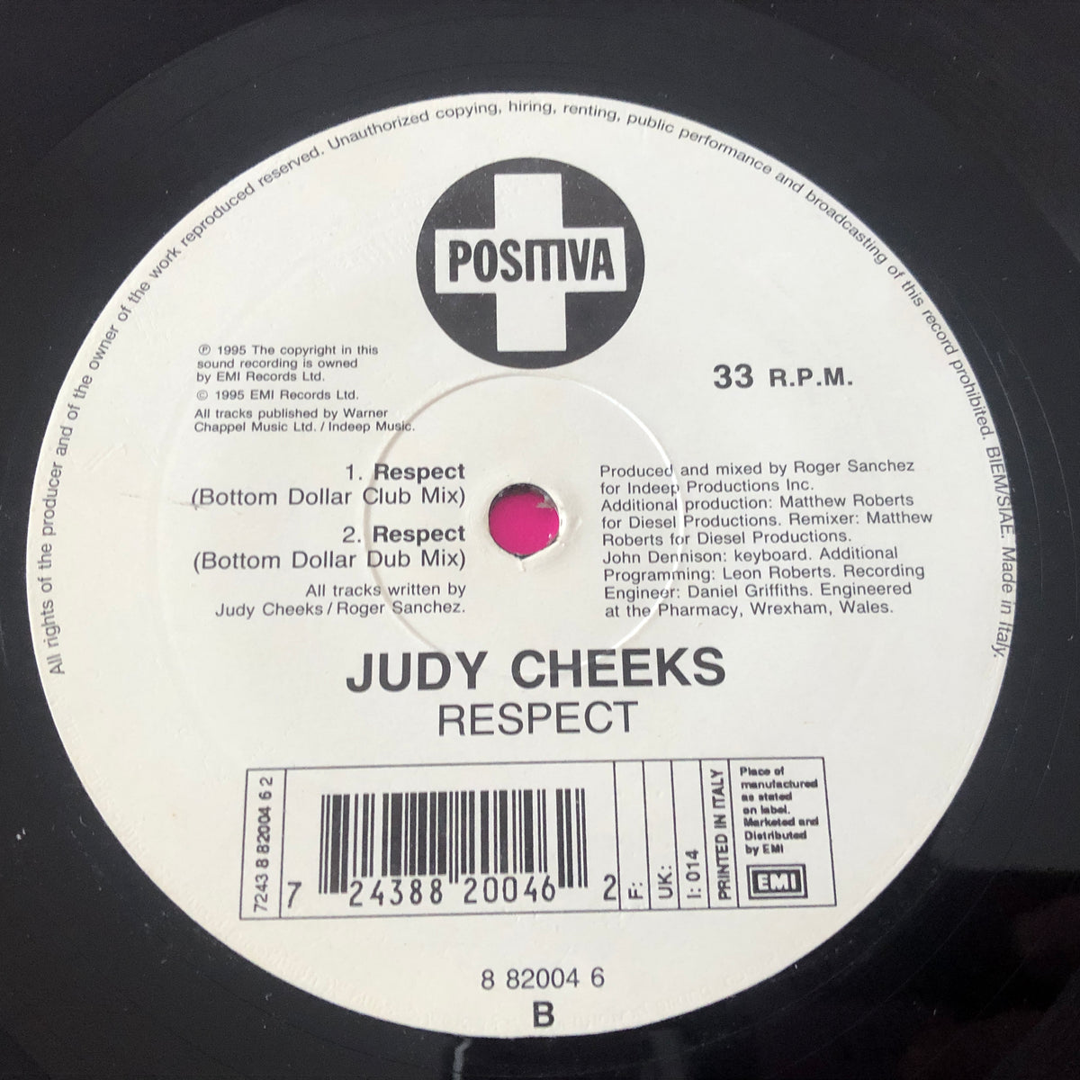Judy Cheeks : Respect (12")