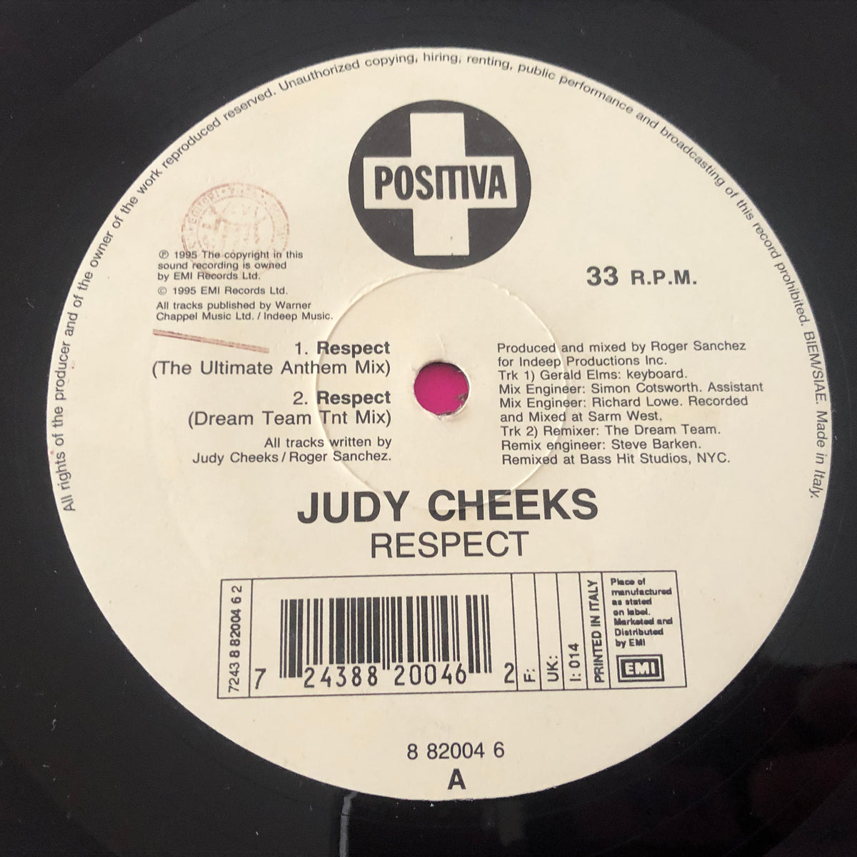 Judy Cheeks : Respect (12")