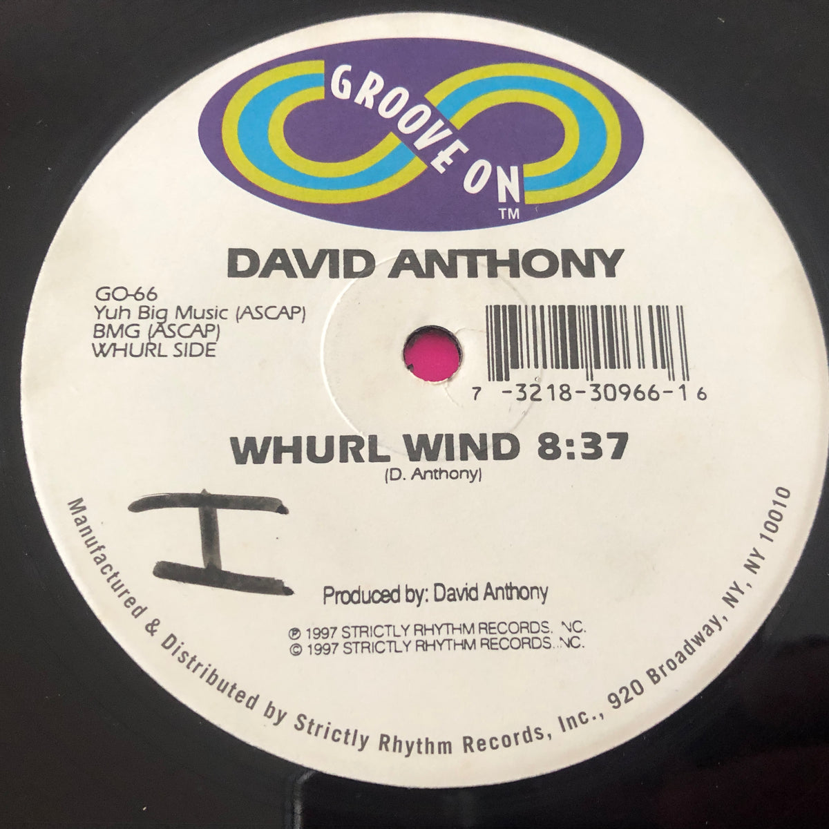 David Anthony : Whurl Wind (12")