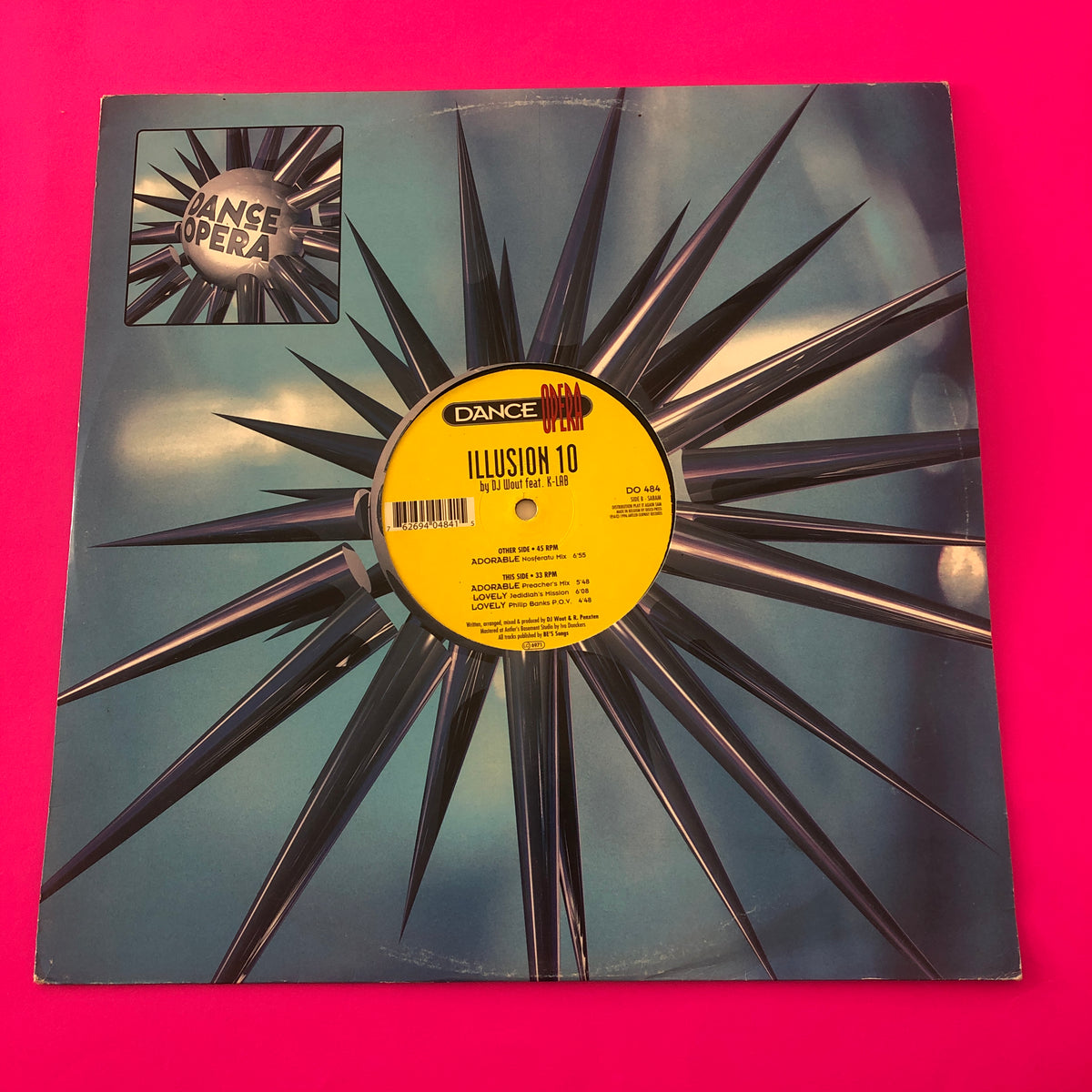 Illusion By DJ Wout Feat. K-Lab : Adorable (12")