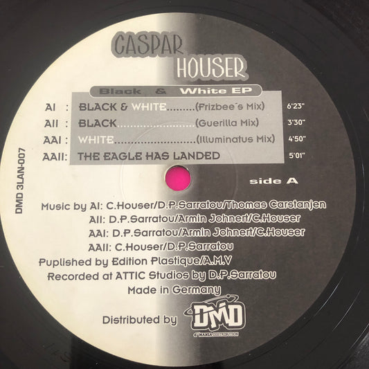 Caspar Houser : Black & White EP (12", EP)