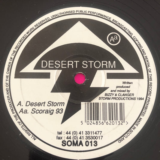 Desert Storm : Desert Storm / Scoraig 93 (12")