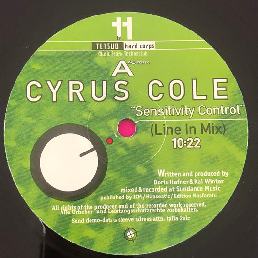 Cyrus Cole : Sensitivity Control (12")