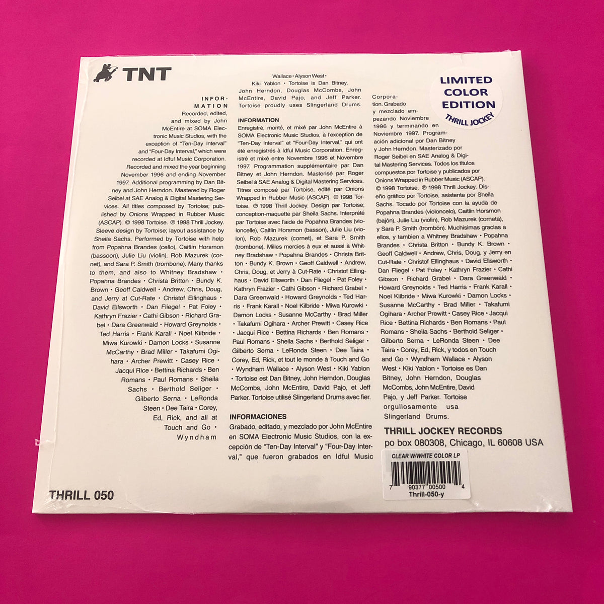 Tortoise : TNT (2xLP, Album, Ltd, RE, Cle)