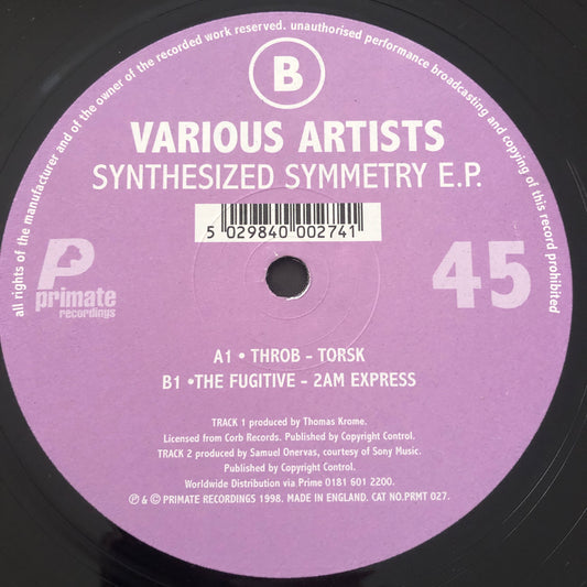 Various : Synthesized Symmetry E.P. (2x12", EP)