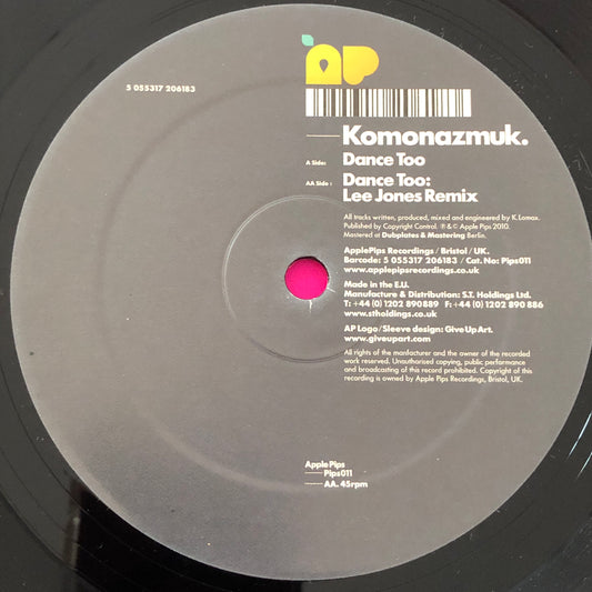 Komonazmuk : Dance Too (12")