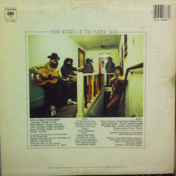 New Riders Of The Purple Sage : New Riders Of The Purple Sage (LP, Album, RE)