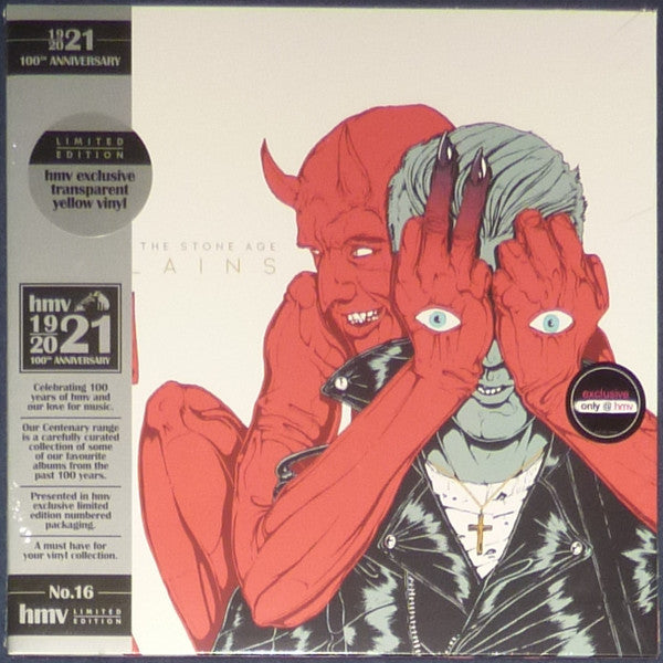 Queens Of The Stone Age : Villains (LP, Yel + LP, S/Sided, Etch, Yel + Album, Ltd, RE)