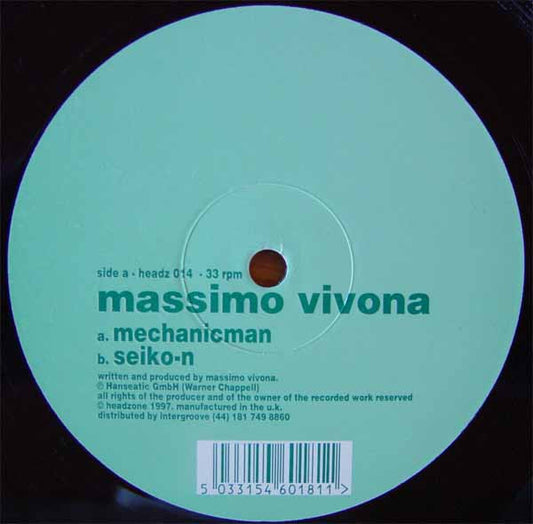 Massimo Vivona : Mechanicman (12")
