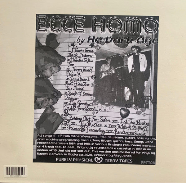 He Dark Age* : Ecce Homo (LP, Album, Ltd)